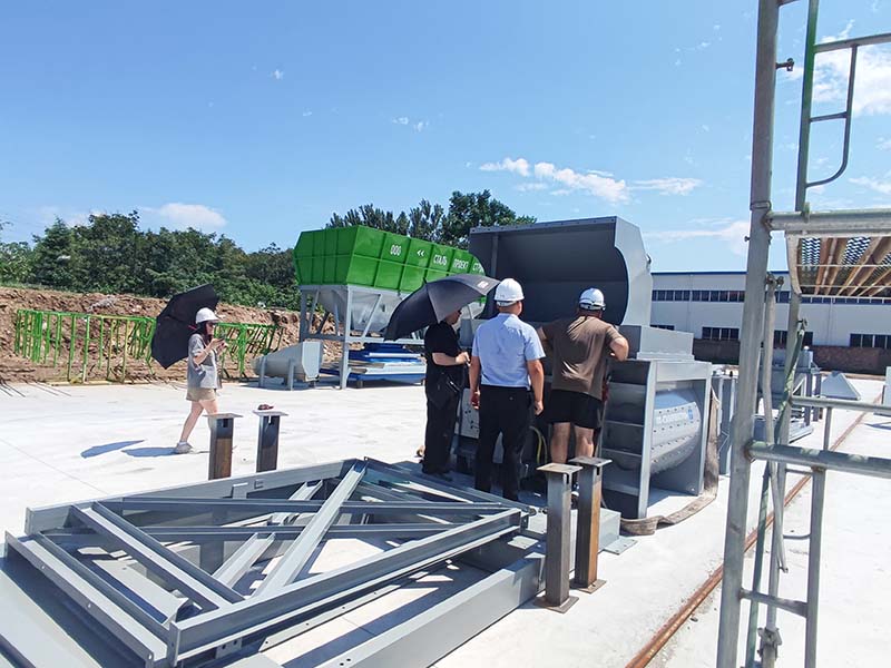 MHZS90 станция смесителя без фундамента