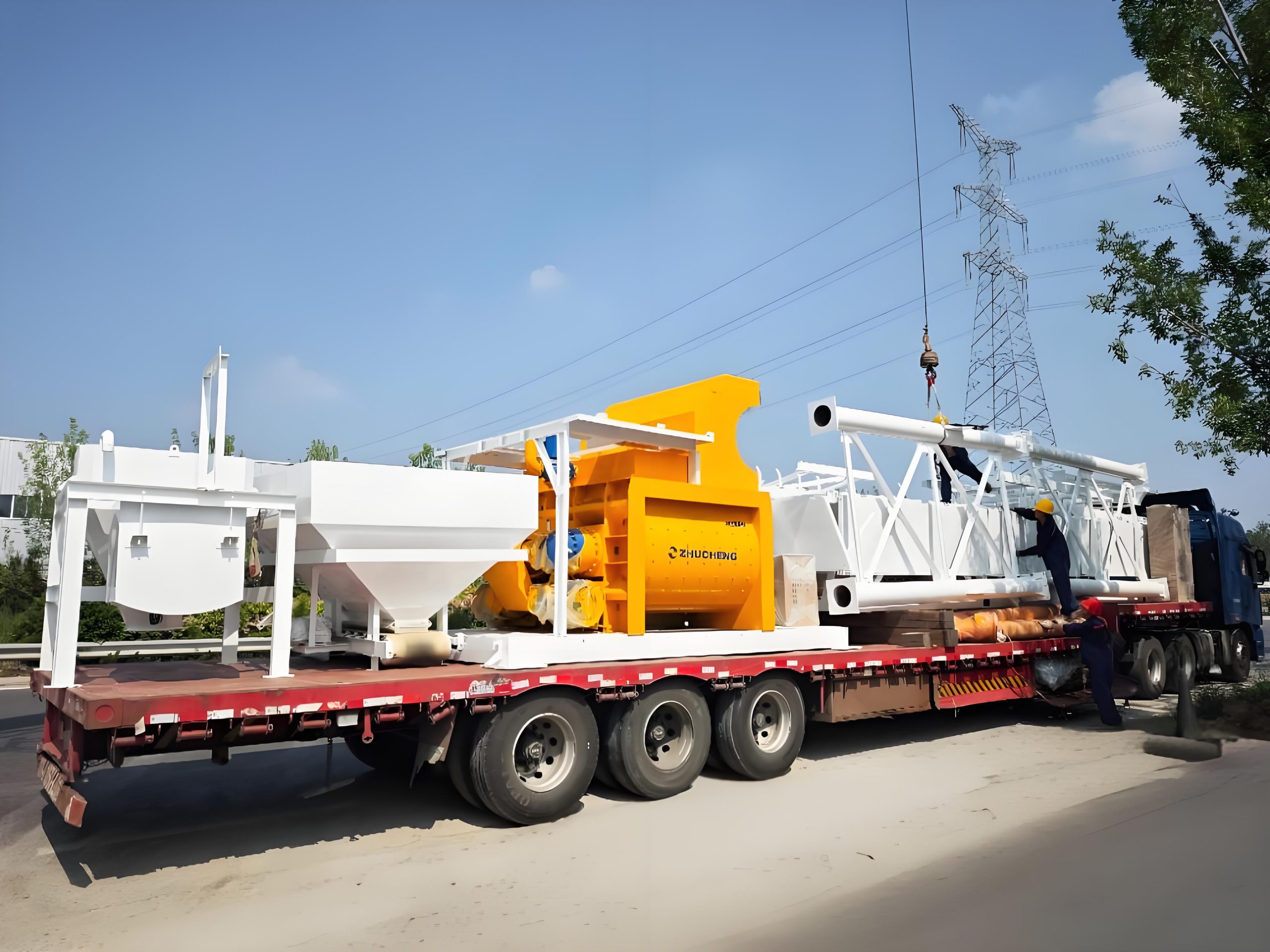 MHZS90 станция смесителя без фундамента