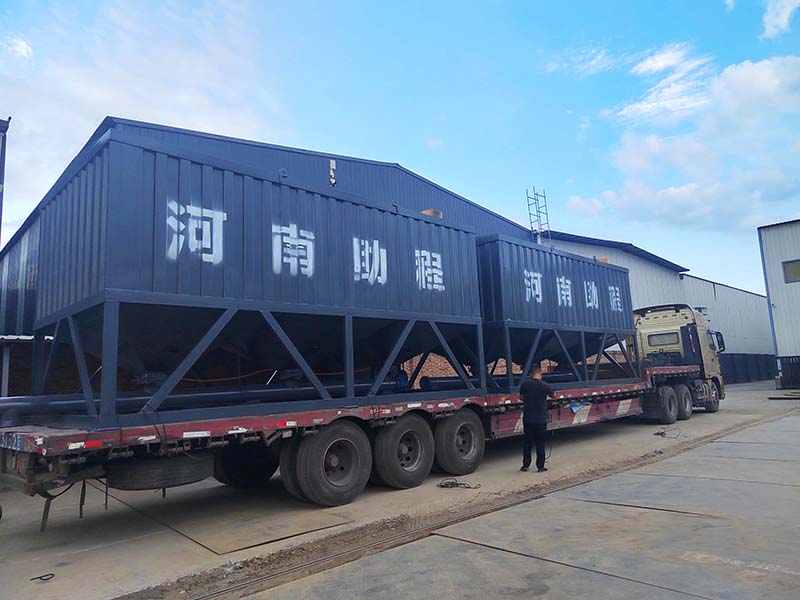 Горизонтальный цементный силос