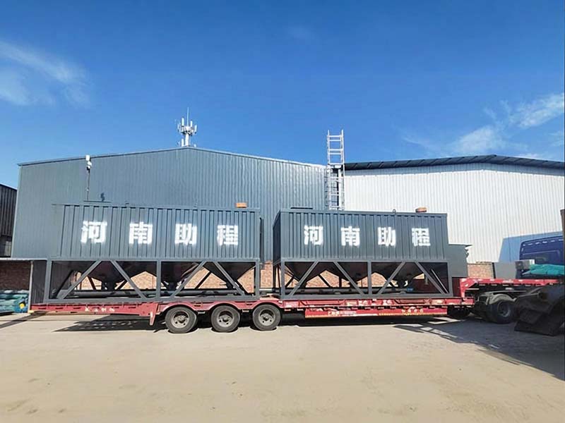 Горизонтальный цементный силос