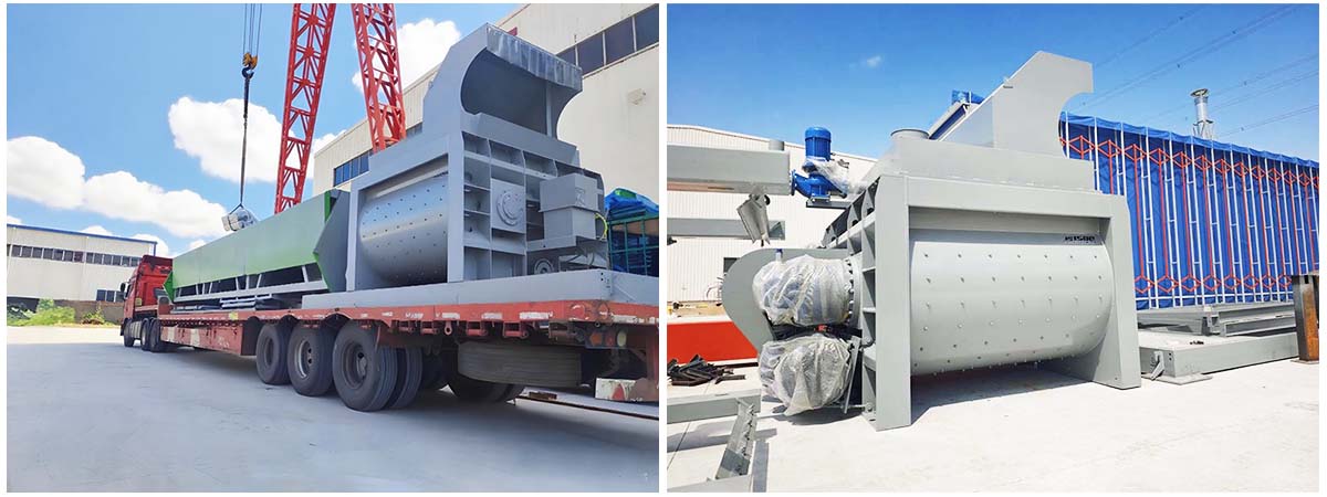 Бетонный завод HZS90 для России