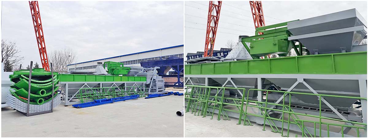 17-й бетонный завод HZS50 в Узбекистан