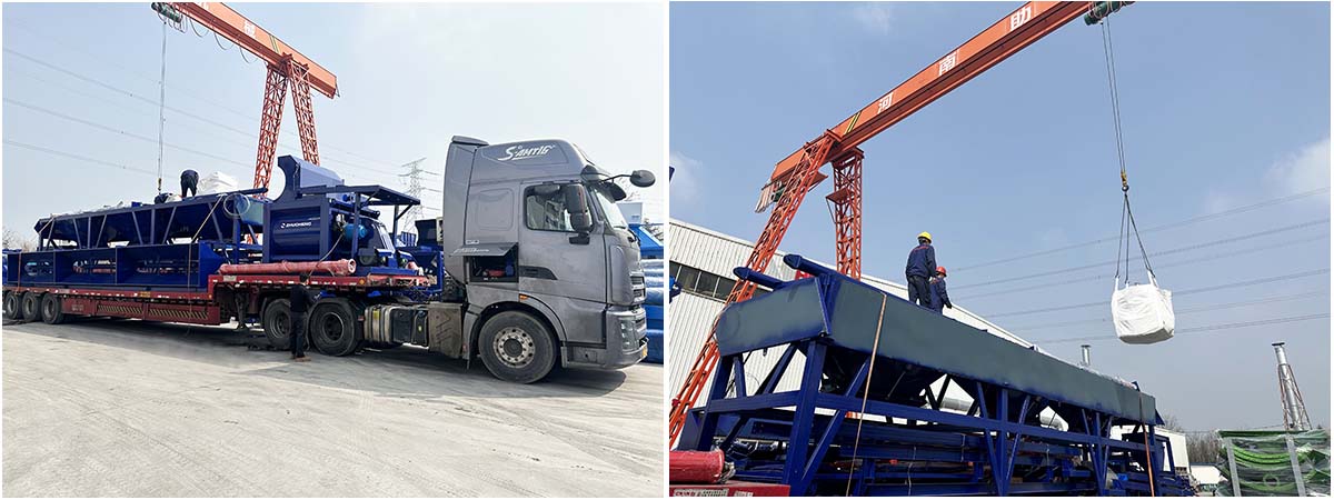 Бетоносмесительный завод HZS50 в Казахстан