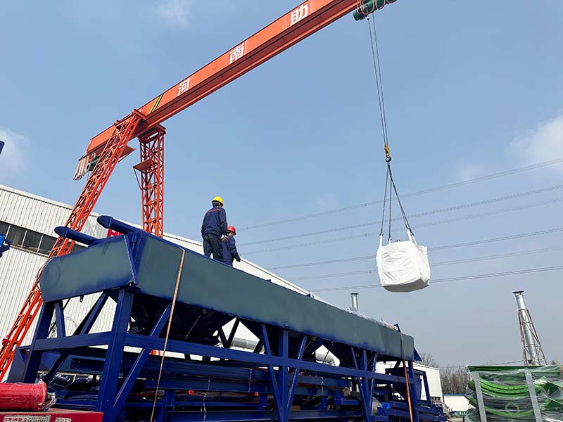 Бетоносмесительный завод HZS50 в Казахстан