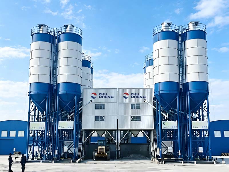HZS120 бетонная смесительная станция