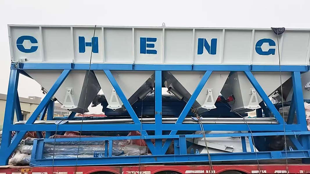 Бетоносмесительный завод HZS90 в Таджикистане